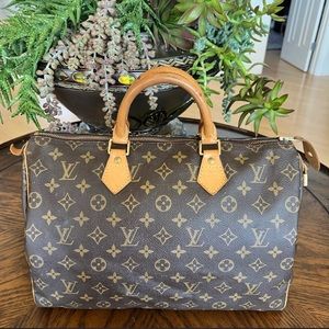 Authentic LV Monogram Vintage Speedy 35 Handbag